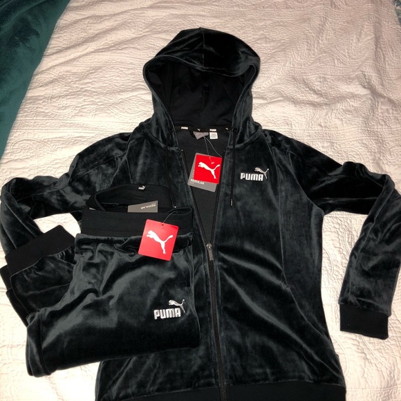 puma velour jumpsuit mens
